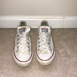 White Low-Top Converse